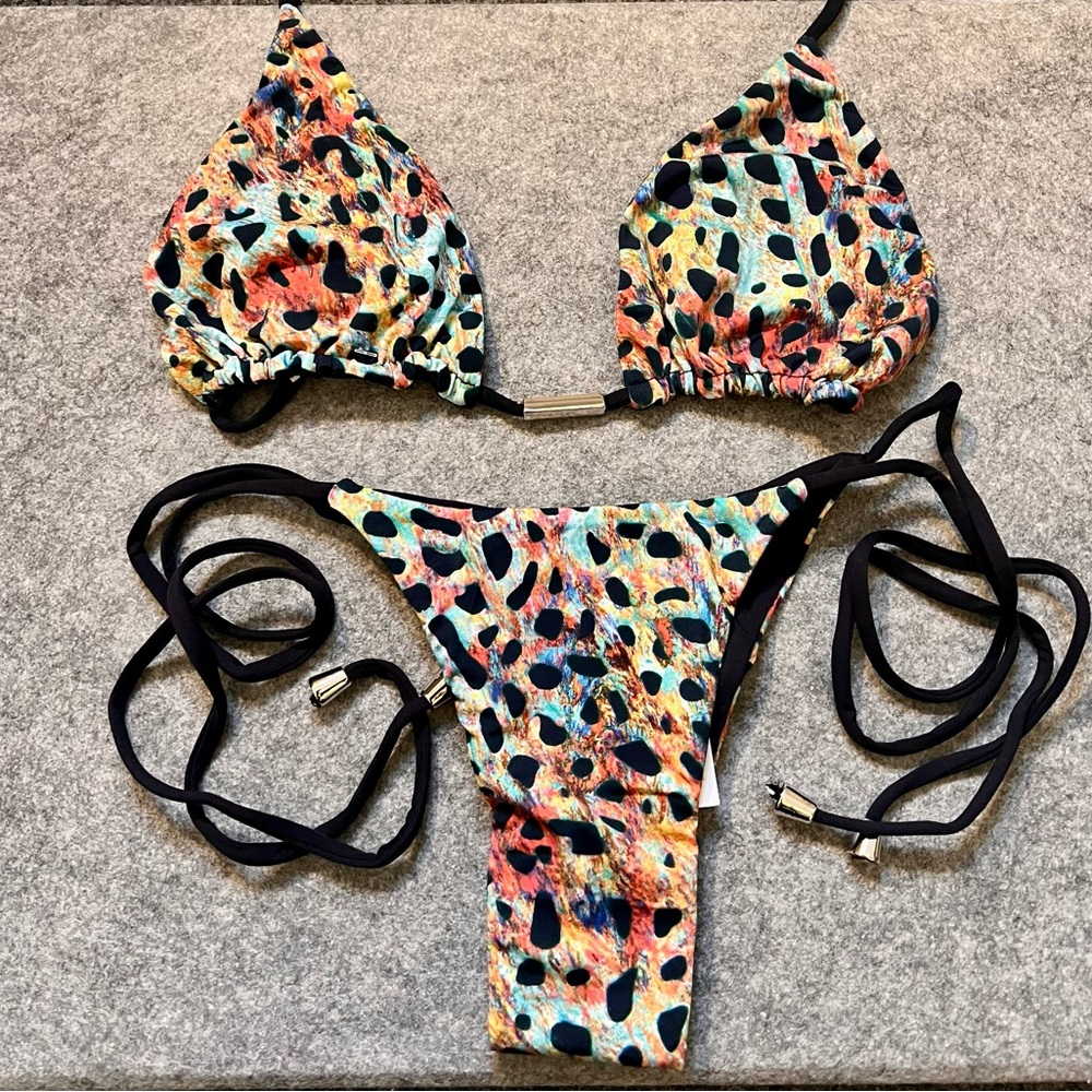 NEW Colorful Leopard Bikini from Plumeria Swimwear!